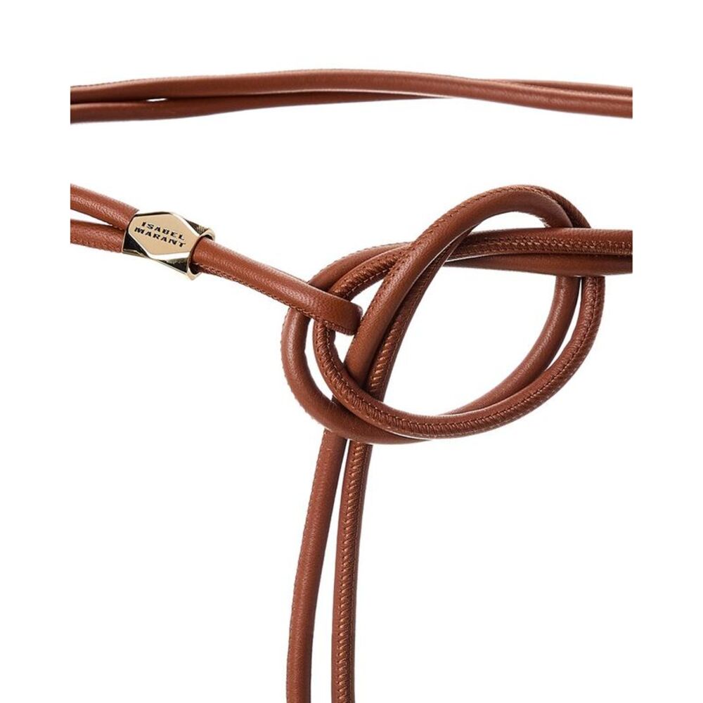 Isabel Marant Silvia Leather Belt, Brown - Picture 2 of 3